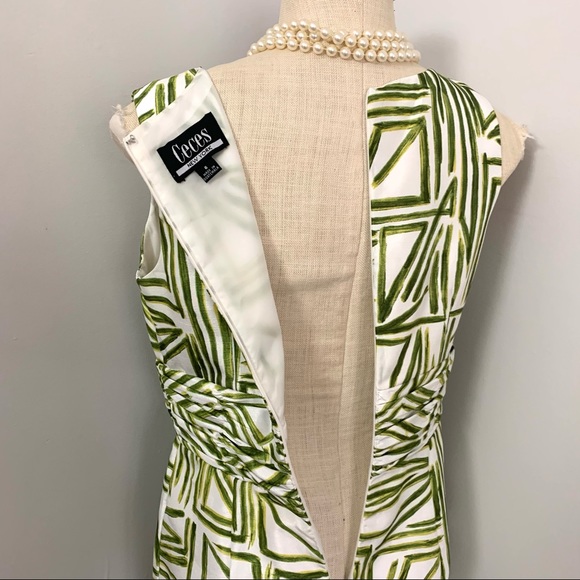 Retro Bombshell Wiggle Dress, Bamboo Print (S/M) - Picture 8 of 8